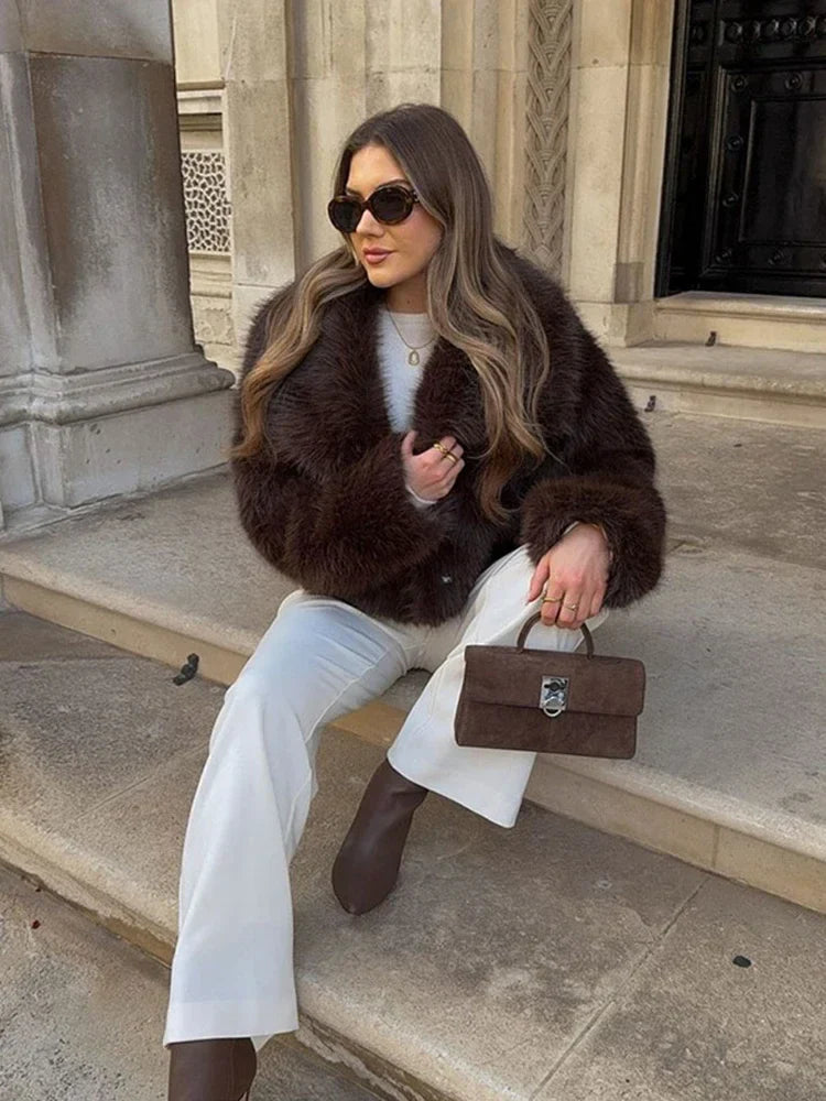 Faux Fur Coat