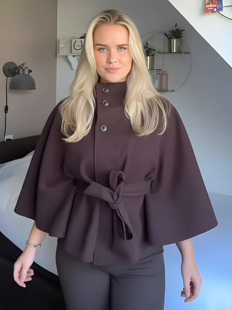 ELEGANT BELTED COAT